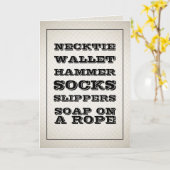 Bad Dad Gifts Funny Vaderdag Kaart (Gele Bloem)