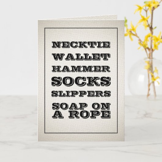 Bad Dad Gifts Funny Vaderdag Kaart (Gele Bloem)