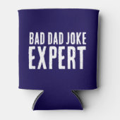 Bad Dad Joke Expert BOLD TYPOGRAFIE Blikjeskoeler (Voorkant)