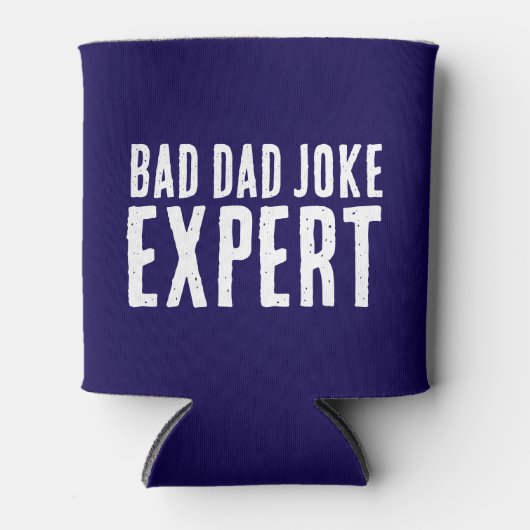 Bad Dad Joke Expert BOLD TYPOGRAFIE Blikjeskoeler (Voorkant)