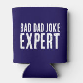 Bad Dad Joke Expert BOLD TYPOGRAFIE Blikjeskoeler (Achterkant)