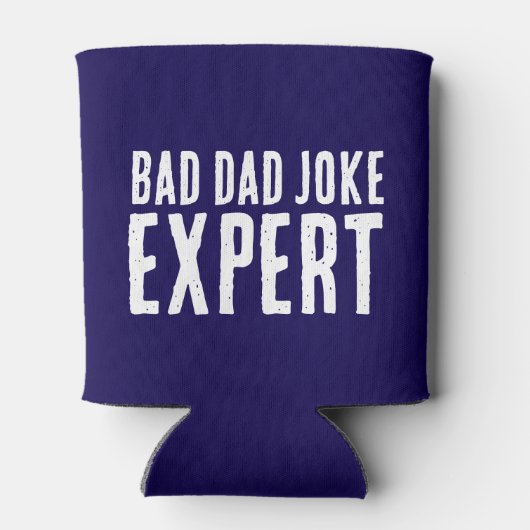 Bad Dad Joke Expert BOLD TYPOGRAFIE Blikjeskoeler (Achterkant)