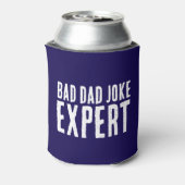 Bad Dad Joke Expert BOLD TYPOGRAFIE Blikjeskoeler (Blikje Achterkant)