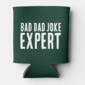 Bad Dad Joke Expert BOLD TYPOGRAFIE Blikjeskoeler (Voorkant)