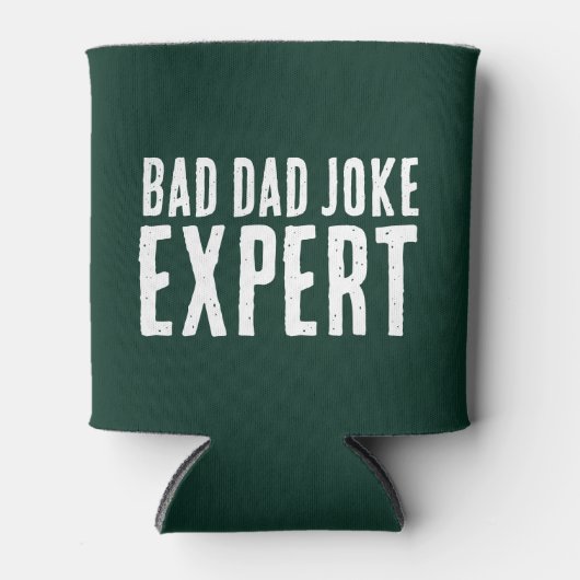 Bad Dad Joke Expert BOLD TYPOGRAFIE Blikjeskoeler (Voorkant)