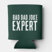 Bad Dad Joke Expert BOLD TYPOGRAFIE Blikjeskoeler (Achterkant)