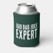 Bad Dad Joke Expert BOLD TYPOGRAFIE Blikjeskoeler (Blikje Achterkant)