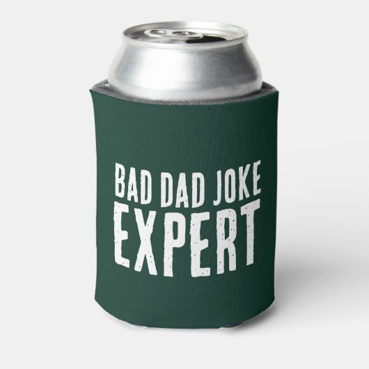 Bad Dad Joke Expert BOLD TYPOGRAFIE Blikjeskoeler (Blikje Achterkant)