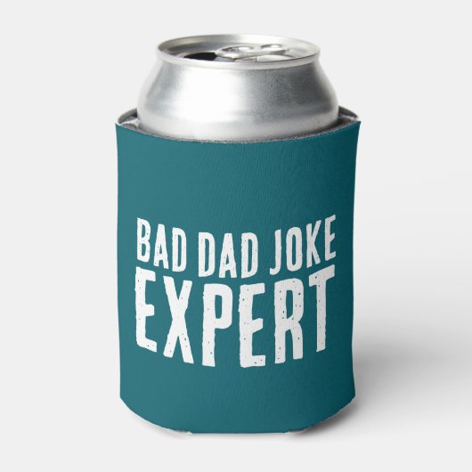 Bad Dad Joke Expert BOLD TYPOGRAFIE Blikjeskoeler (Blikje Voorkant)