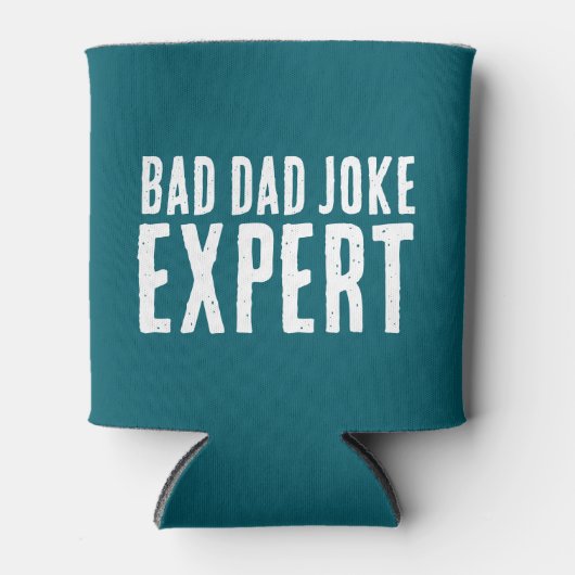 Bad Dad Joke Expert BOLD TYPOGRAFIE Blikjeskoeler (Voorkant)
