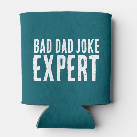 Bad Dad Joke Expert BOLD TYPOGRAFIE Blikjeskoeler (Achterkant)