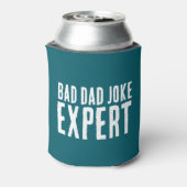 Bad Dad Joke Expert BOLD TYPOGRAFIE Blikjeskoeler (Blikje Achterkant)