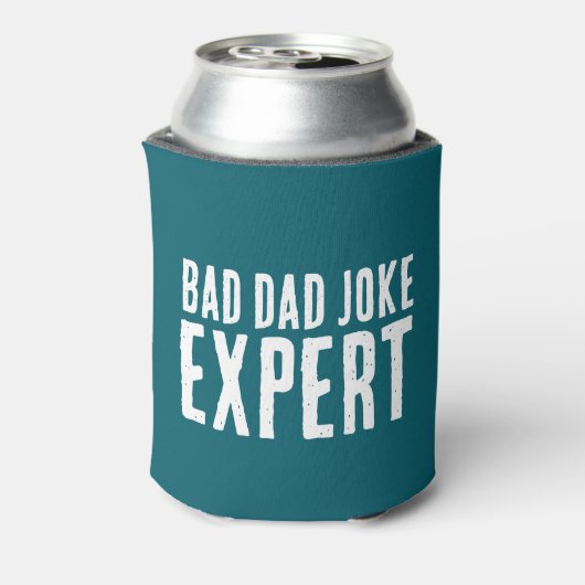 Bad Dad Joke Expert BOLD TYPOGRAFIE Blikjeskoeler (Blikje Achterkant)