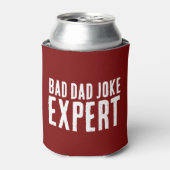 Bad Dad Joke Expert BOLD TYPOGRAFIE Blikjeskoeler (Blikje Voorkant)