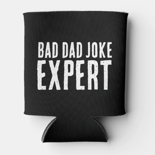 Bad Dad Joke Expert BOLD TYPOGRAFIE Blikjeskoeler (Voorkant)