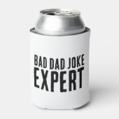 Bad Dad Joke Expert BOLD TYPOGRAFIE Blikjeskoeler (Blikje Voorkant)