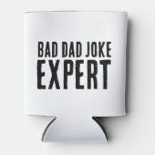 Bad Dad Joke Expert BOLD TYPOGRAFIE Blikjeskoeler (Voorkant)