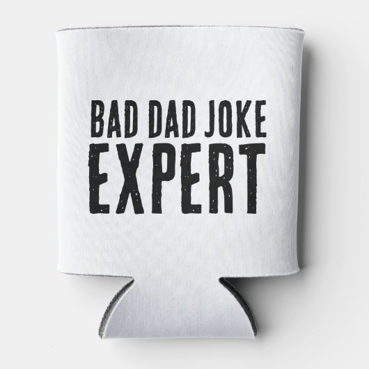 Bad Dad Joke Expert BOLD TYPOGRAFIE Blikjeskoeler (Voorkant)