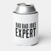Bad Dad Joke Expert BOLD TYPOGRAFIE Blikjeskoeler (Blikje Achterkant)