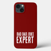 Bad Dad Joke Expert BOLD TYPOGRAFIE Case-Mate iPhone Case (Achterkant)