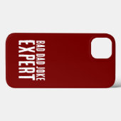 Bad Dad Joke Expert BOLD TYPOGRAFIE Case-Mate iPhone Case (Achterkant (horizontaal))