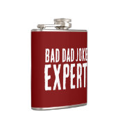 Bad Dad Joke Expert BOLD TYPOGRAFIE Heupfles (Rechts)