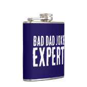 Bad Dad Joke Expert BOLD TYPOGRAFIE Heupfles (Rechts)