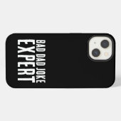 Bad Dad Joke Expert BOLD TYPOGRAFIE iPhone Hoesje (Achterkant horizontaal)