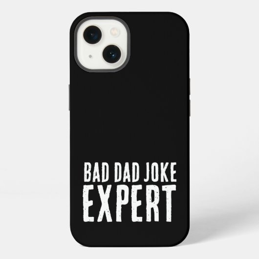 Bad Dad Joke Expert BOLD TYPOGRAFIE iPhone Hoesje (Achterkant)