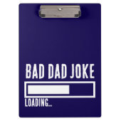 Bad Dad Joke Expert BOLD TYPOGRAFIE Klembord (Voorkant)