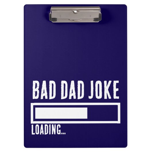 Bad Dad Joke Expert BOLD TYPOGRAFIE Klembord (Voorkant)