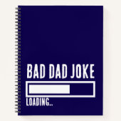 Bad Dad Joke Expert BOLD TYPOGRAFIE Notitieboek (Voorkant)