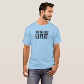 Bad Dad Joke Expert BOLD TYPOGRAFIE T-shirt (Voorkant volledig)