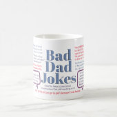 Bad Dad Jokes Funny Fathers Day Gag Gift Idee   Koffiemok (Center)
