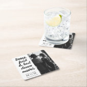 Bad Dance beweegt grappige bruiloft sparen de Datu Kartonnen Onderzetters (Insitu)