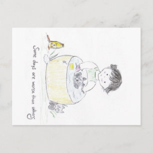 Bad_day Briefkaart