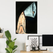 Bad Day, dog in cone poster (Thuiskantoor)