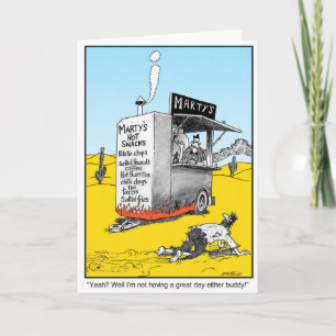 Bad Day Funny Humor Card Kaart