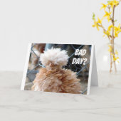 "BAD DAY?" HOPE DEZE KAART MAAKT U KLEINE (Gele Bloem)