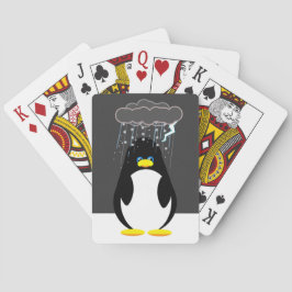 Bad Day Penguin Button Pokerkaarten
