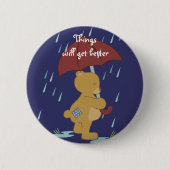 Bad Day Teddy Button (Voorkant)
