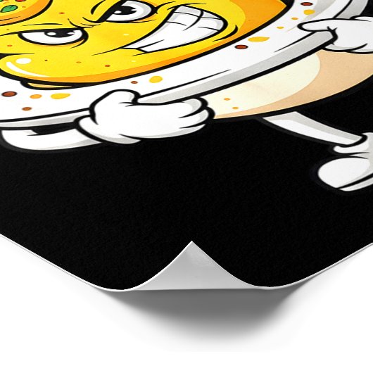 Bad Day To Be A Deviled Egg Funny Thanksgiving Din Poster (Hoek)