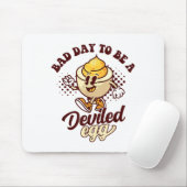 Bad Day To Be A Deviled Egg Funny Thanksgiving Egg Muismat (Met muis)