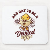 Bad Day To Be A Deviled Egg Funny Thanksgiving Egg Muismat (Voorkant)