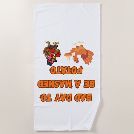 "BAD DAY TO BE A MASHED POTATO" STRANDLAKEN (Voorkant)