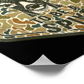 Bad Day To Be A Ske Rustic Humor Hunting Outdoor  Poster (Hoek)