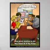 Bad Day Trader Funny Poster van Rick London (Voorkant)