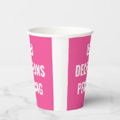 Bad Decisions Pending Funny Bachelorette Party Papieren Bekers (Rechts)