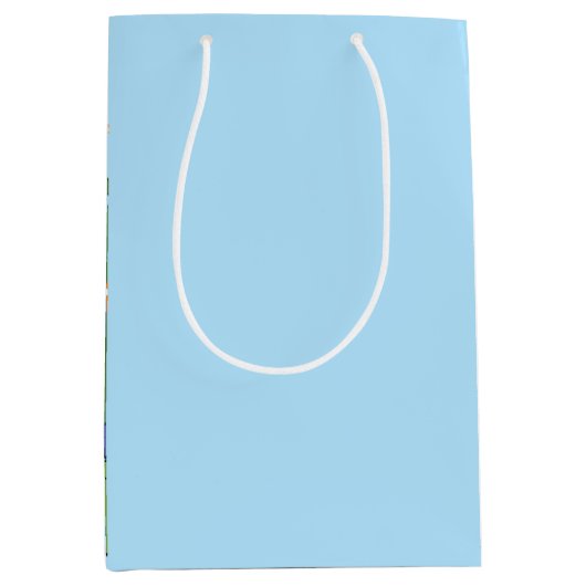 Bad Dog Bites Black Santa op Butt Medium Cadeauzakje (Voorkant)