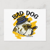 Bad Dog Briefkaart (Voorkant)